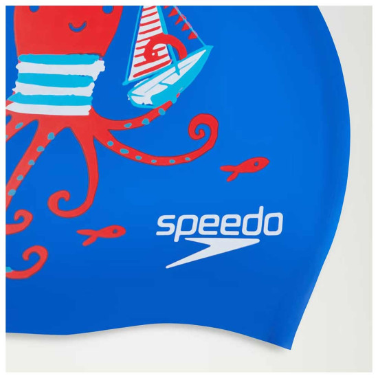 Speedo Παιδικό σκουφάκι κολύμβησης Junior Printed Silicone Cap Speedo Παιδικό σκουφάκι κολύμβησης Junior Printed Silicone Cap